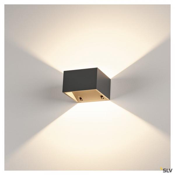 Vignette 2 produit LOGS, applique extrieure, anthracite, LED, 10W, 3000K, IP44 | Ref : 232105