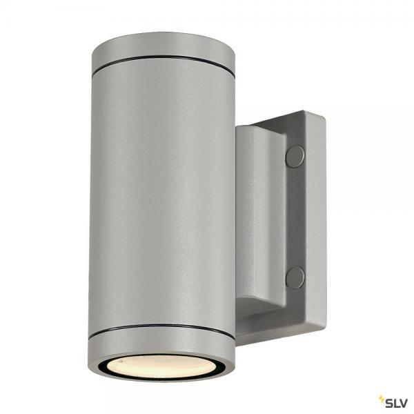 Vignette 2 produit MYRA UP/DOWN, applique extrieure, gris, GU10/QPAR51, 2x 35W max, IP55 | Ref : 233114