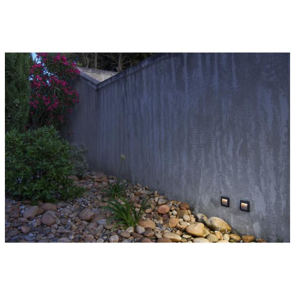 Vignette 2 produit DOWNUNDER OUT S, encastr mural extrieur, anthracite, LED, 1,7W, 3000K, IP55 | Ref : 233605