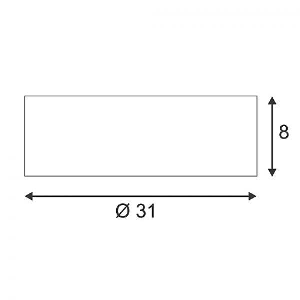 Vignette 3 produit Ref : 148001 | PLASTRA 105, plafonnier intrieur, blanc, E27, 2x 25W max, pltre