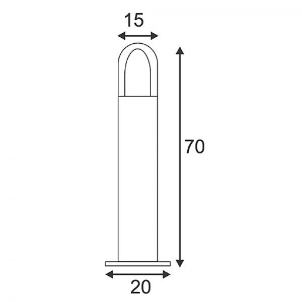 Vignette 3 produit Ref : 229432        | RUSTY CONE 70 fonte rouill�e