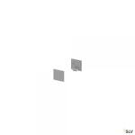 SLV Grazia 10, embouts pour profil en saillie standard, avec diffuseur plat, alu, 2 pices 1000478