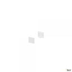 SLV Grazia 10, embouts pour profil en saillie standard, avec diffuseur plat, blanc, 2 pices 1000479