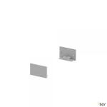 SLV Grazia 20, embouts pour profil en saillie plat, avec diffuseur plat, alu, 2 pices 1000559