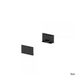 SLV Grazia 20, embouts pour profil en saillie plat, avec diffuseur plat, noir, 2 pices 1000561