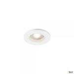 SLV Kamuela eco, encastr de plafond intrieur, blanc, led, 6,5w, 4000k, ip65, rt 2012, variable 1001018
