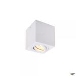 SLV Triledo, plafonnier intrieur, simple, carr, blanc, gu10/led gu10 51mm, 10w max 1002015