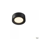 SLV Fera 25, plafonnier intrieur, noir mat, led, 19,5w, 3000k/4000k, variable dali 1002968