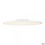 SLV Panel 60, plafonnier intrieur, rond, blanc, led, 43w, 3000k, variable dali 1003040