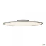 SLV Panel 60, plafonnier intrieur, rond, gris, led, 43w, 3000k, variable dali 1003042