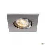 SLV Easy-install qpar51, encastr de plafond intrieur, carr, alu bross, gu10/qpar51, 20w max, rt 2012 1003346