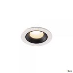 SLV Gmbh Numinos xs, encastr de plafond intrieur, 20, blanc/noir, led, 7w, 3000k, ip20/ip44 1005526