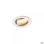 SLV Gmbh Numinos move xs, encastr de plafond intrieur, orientable, 20, blanc, led, 7w, 2700k 1005563