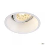 SLV Horn-t, encastr de plafond intrieur, blanc mat, gu10/qpar51, 50w max 113141