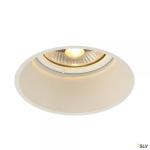 SLV Horn-t, encastr de plafond intrieur, blanc mat, gu10/qpar111, 75w max 113171