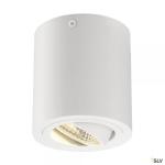 SLV Triledo, plafonnier intrieur, simple, rond, blanc, led, 8,1w, 3000k 113931