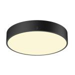 SLV Medo pro 40. applique et plafonnier led. intrieur. rond. noir. noir. led. 19 w. 3000-4000 k. ip 50. irc 90. 2650/2650 lm. ik02. variable triac. variateur en fin de phase. ugr<25. aluminium 1007298