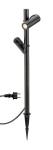 SLV Gmbh Helia slim borne double 2200k noir led 1011033