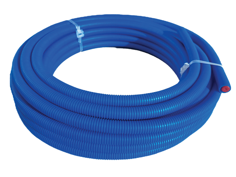 Photo Tube gaine multicouche 16x2 - 50 ml bleu | Ref : 604162