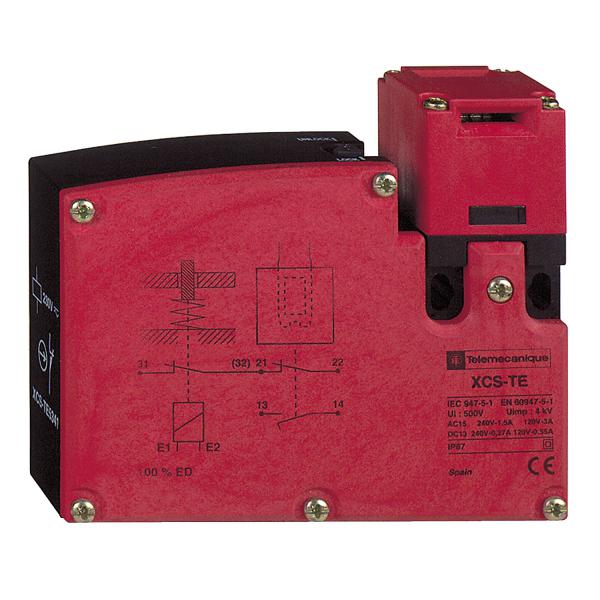 Photo interrupteur de position de s�curit� XCSTE cl�languette 1 F plus 1 O | Ref : XCSTE6312