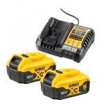 DEWALT STANLEY BLACK & DECKER SAS Pack 2 batteries xr 18v 5ah li-ion + cha DCB1104P2-QW