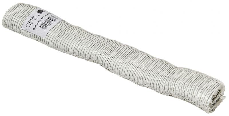 Photo Filet Minigaine blanc 2m raccord souple minigaine quivalent D80, conduits et accessoires rigides plastique pour intgration facile en faux-plafond et derrire parois fines grce  leur faible encombrement | Ref : 11023008