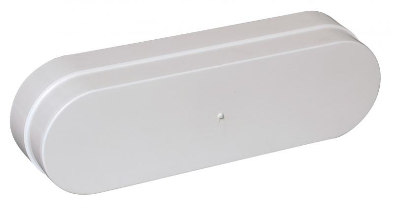 Photo Bouchon Minigaine blanc équivalent D80, conduits et accessoires rigides plastique pour intégration facile en faux-plafond et derrière parois fines grâce à leur faible encombrement | Ref : 11023098