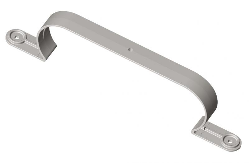 Photo Bride Minigaine blanc équivalent D125 (60x200), conduits et accessoires rigides plastique pour intégration facile en faux-plafond et derrière parois fines grâce à leur faible encombrement | Ref : 11028081