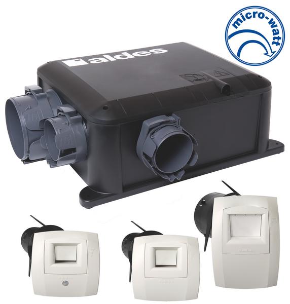 Photo KIT VMC BAHIA COMPACT Micro Watt   CURVE 3  HYGRO B | Ref : 11033200