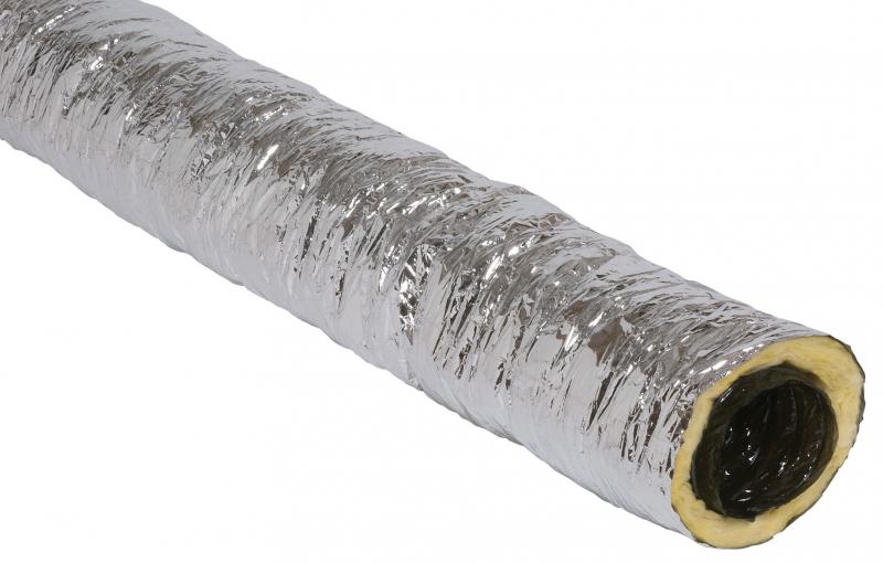 Photo Filet de 6m Algaine isole D125, conduits souples plastique pour rseau de ventilation en maison individuelle | Ref : 11091621     