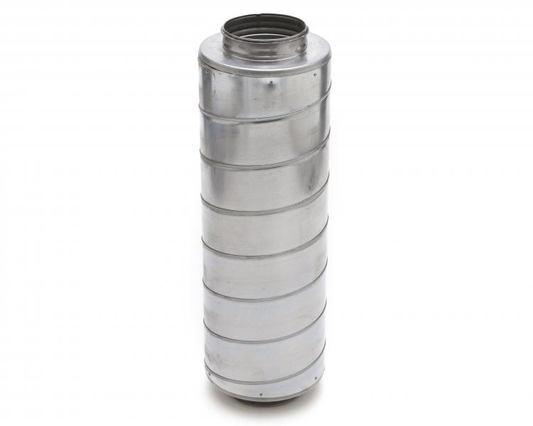 Photo Piège à son circulaire Octa D125 avec joint - Longueur : 600 mm - Acier galvanisé - Isolation intérieure en laine minérale recouverte d'un voile de verre : épaisseur 50mm - Certification au feu M0 - Etanchéité du produit Classe D | Ref : 11094632