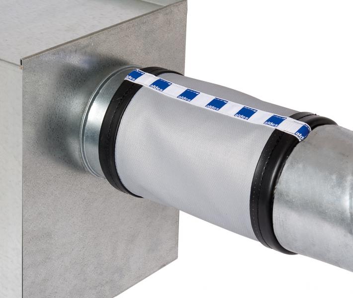 Photo Manchette souple MS Pro M0 - Diam�tre 400 mm - Int�gre un raccord femelle rigide � chaque extr�mit� et un joint d'�tanch�it� - Permet la d�solidarisation entre les liaisons ventilateur-r�seau ou r�seau-r�seau | Ref : 11094696