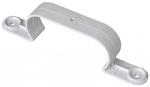 ALDES Bride minigaine blanc quivalent d80 (40x100), conduits et accessoires rigides plastique  pour intgration facile en faux-plafond et derrire parois fines grce  leur faible encombrement 11023080
