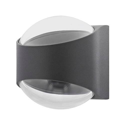 Photo KOS 2 R 2x6W 2x685Lm 3000K IP65 Anthracite | Ref : OU479WW24