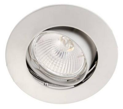 Photo spot encastrable  orientable rond 12v-50w gx5.3 chrome mat | Ref : KO910022