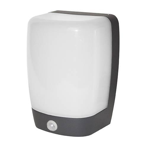Photo LUXI125 SENSOR 6W 660Lm 3000K IP54 anthracite | Ref : OU20824