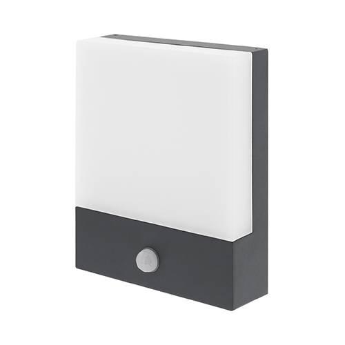 Photo LUXI 45 SENSOR 6W 660Lm 3000K 120° IP54 Anthracite | Ref : OU359WW24