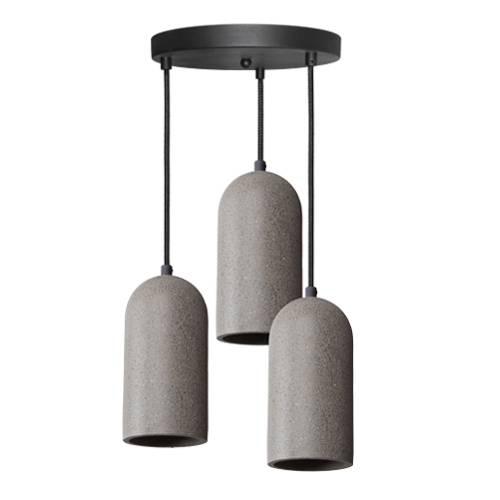 Photo SANDY 5 E27 SUSPENSION 230V 25W pierre bleue | Ref : SU12155