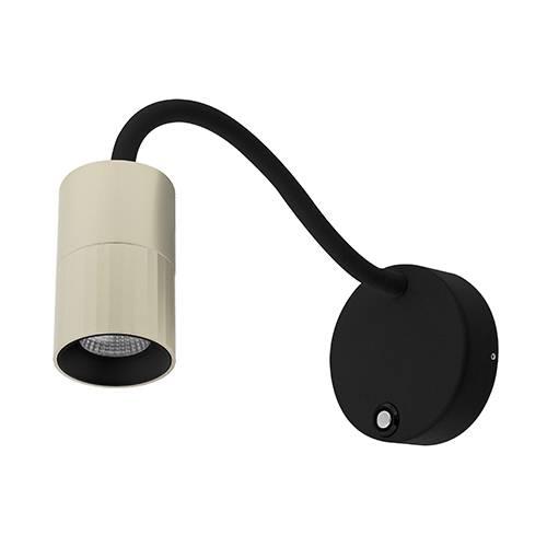 Photo AUREA 2 W 7W 625Lm 38 DIM Noir mat - Champagne | Ref : WA25908