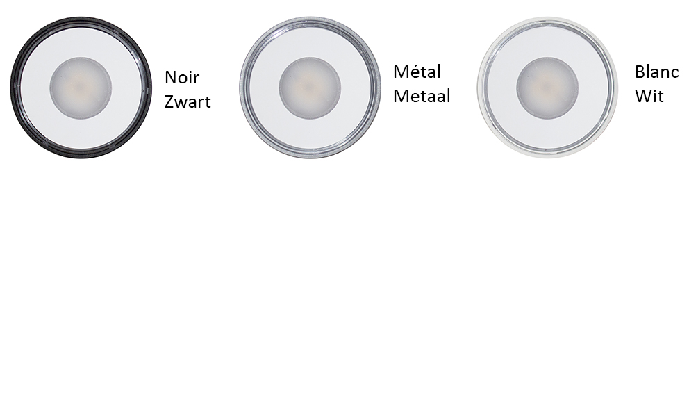 Vignette 2 produit SKIP 3 LED 4,3W 400Lm 3000K IP65 noir | Ref : 144701