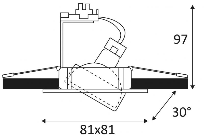 Vignette 3 produit Ref : LSA101221 | LSA 1012 SX GU10 AUTO MAX50W PAR16 NICKE