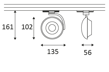 Vignette 3 produit Ref : 71766116 | MINIKI-T LED 230V 19W 2000Lm 3000K 38 noir