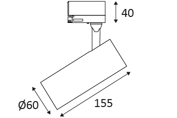 Vignette 3 produit Ref : TR152NW30 | HALO 20W 2100Lm 4000K 40 Blanc
