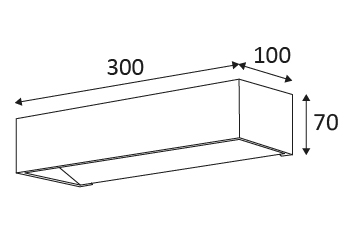 Vignette 3 produit Ref : WA169WW30 | FULLA 2x7.5W 1900Lm 3000K Blanc mat
