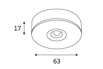 Vignette 3 produit Ref : WA171WW30 | ELIR R WA171 4W 3000K 350Lm 40� blanc mat 