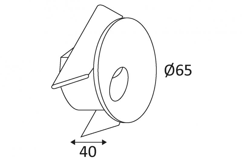 Vignette 3 produit Ref : DW110R31 | EVA 65R 4W 420Lm 3000K Blanc
