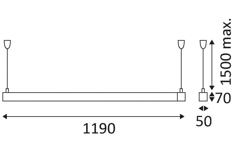 Vignette 3 produit Ref : DZ4160104     | AIRBEAM FLUO suspension plexiglas blanc