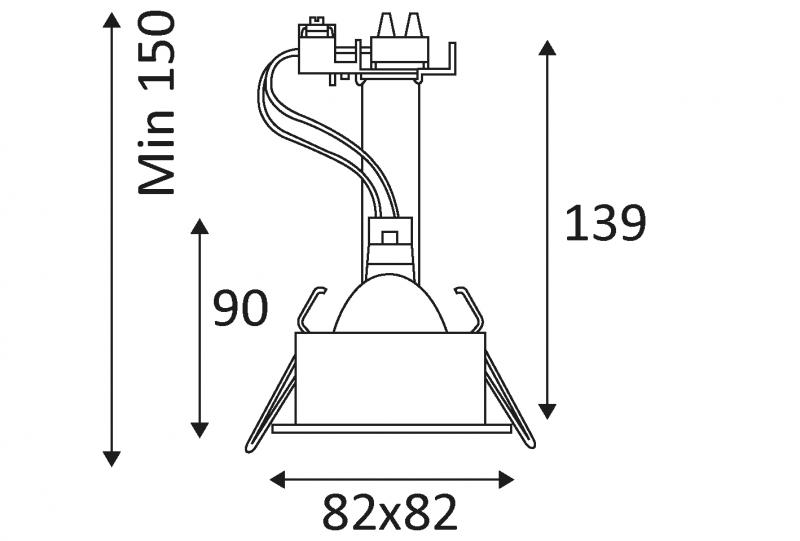 Vignette 3 produit Ref : HD1050S03 | HD1050S GU10 SPOT 50W PAR16 IP65