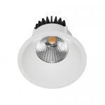 INDIGO LIGHTING Al3012 rd 9w 1050lm 3000k 38 ip44 dim blanc mat DO17130