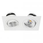 INDIGO Al2014 sdx 2x9w 2x900lm 3000k 38 dim blanc mat DO18230